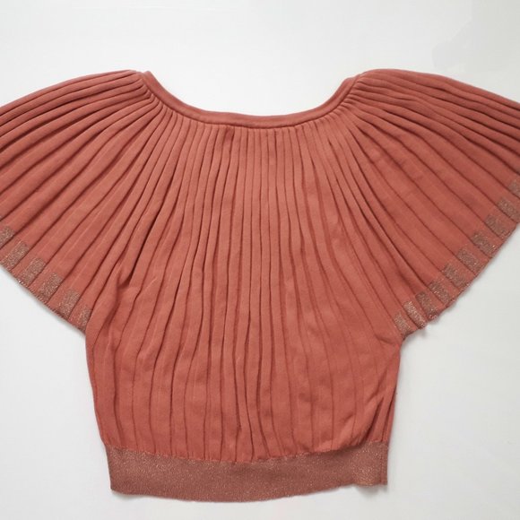 Reiss Pink Sweater with Shimmer Edging - Picture 6 of 7